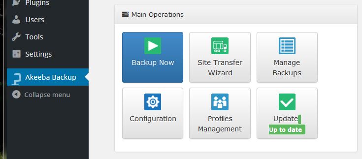 Akeeba Backup for WordPress