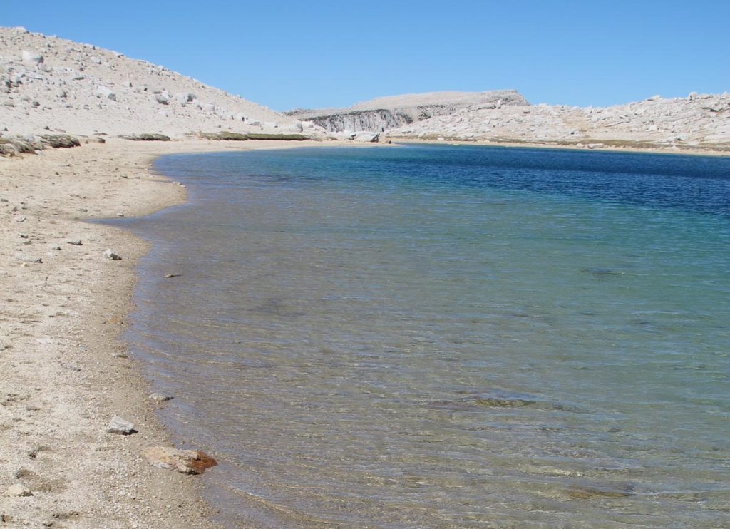 Summit Lake at 12,000 feet near Mono Pass (landscape orientation)